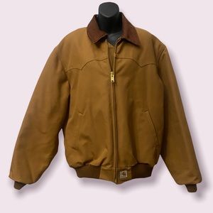 Like New Vintage Carhartt Bomber Coat w/ Corduroy Detailing